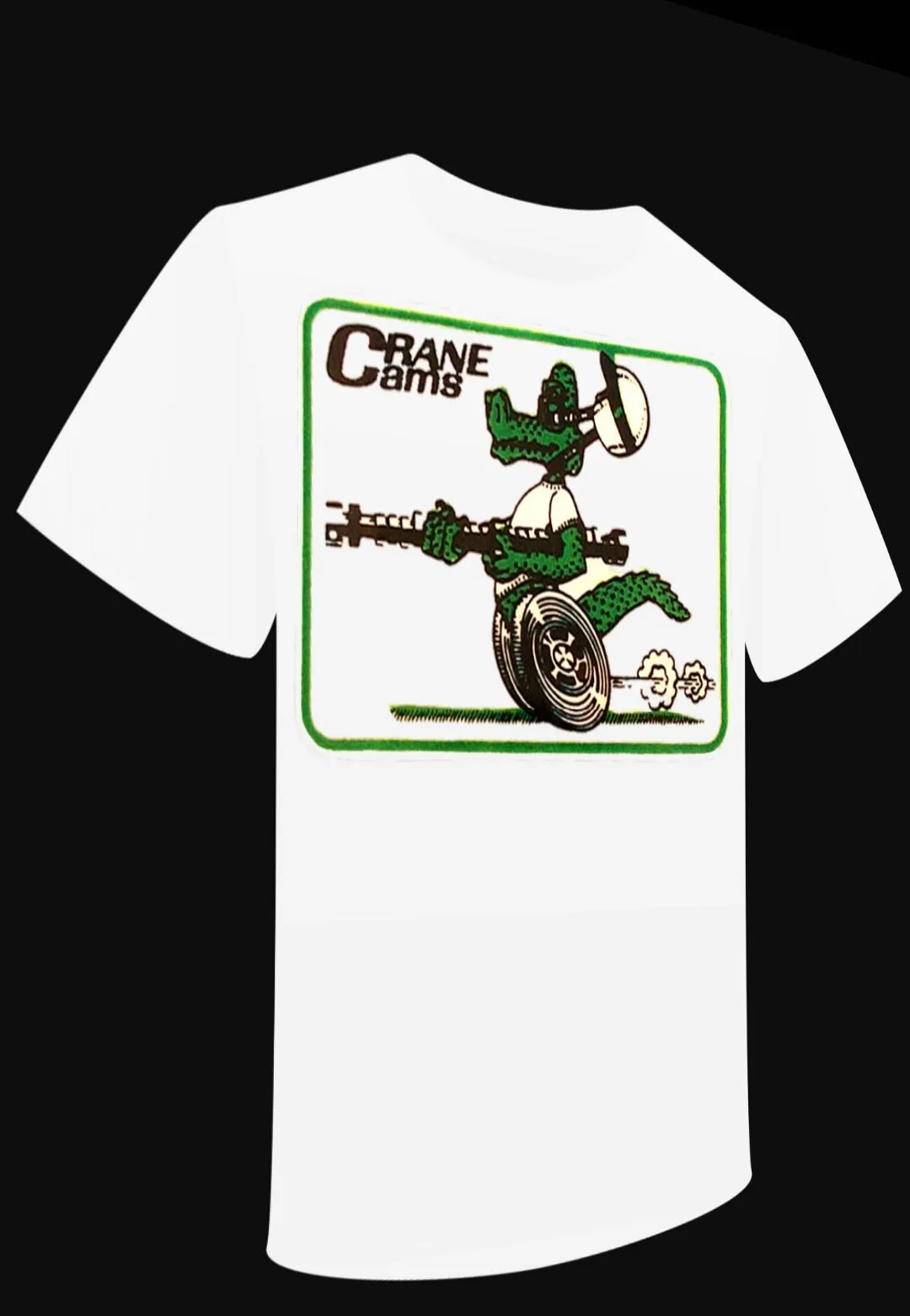 T-Shirt "Crane Cams" HOTROD RACE OLD VINTAGE DESIGN CROCO