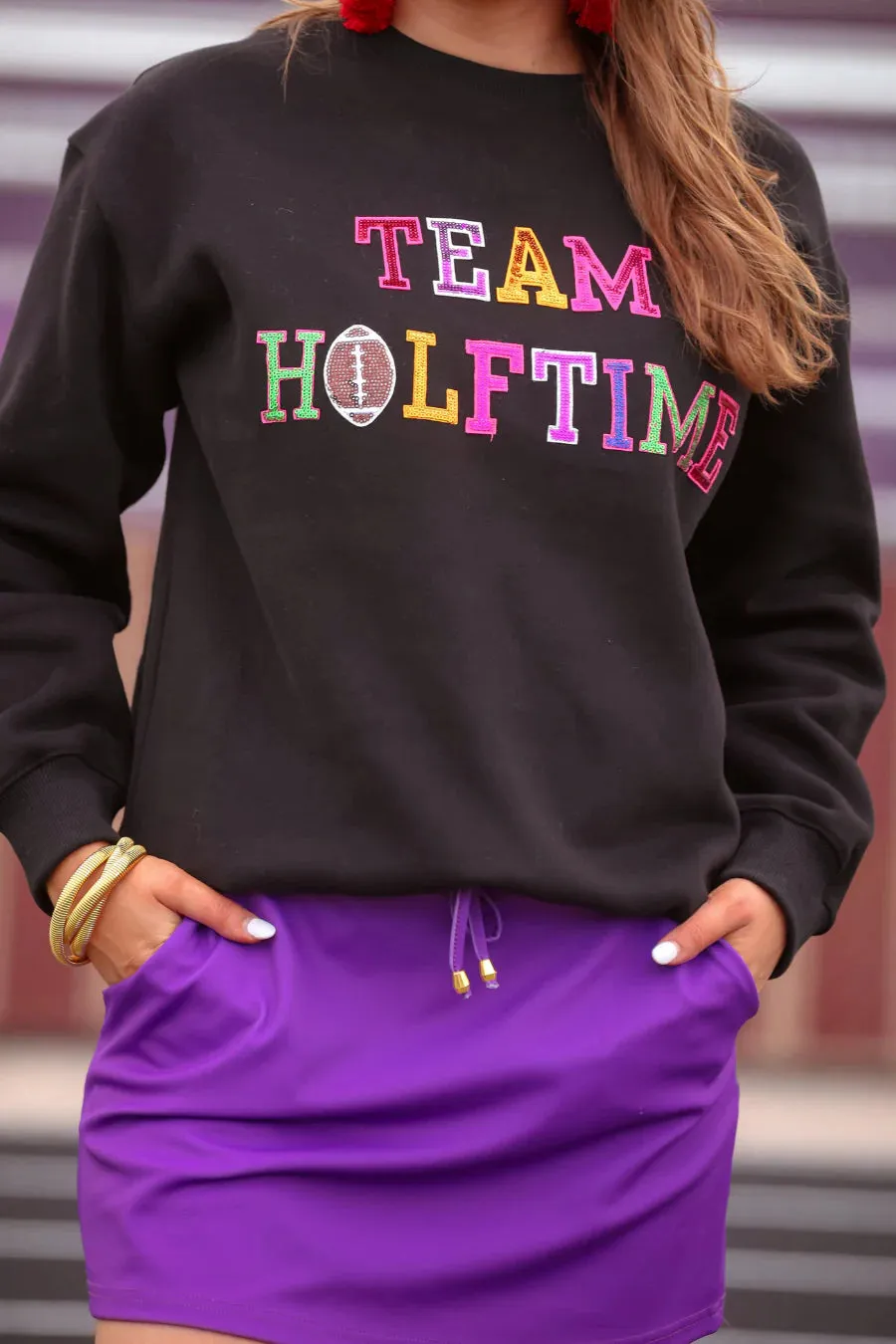 Team Halftime Patch Sweater