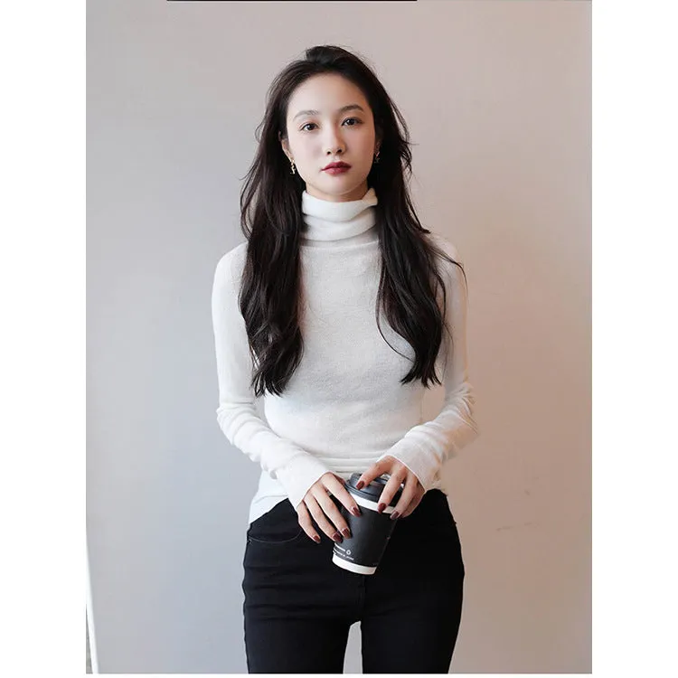 The Rock Turtleneck Cashmere Knitted Turtleneck Bottoming Shirt