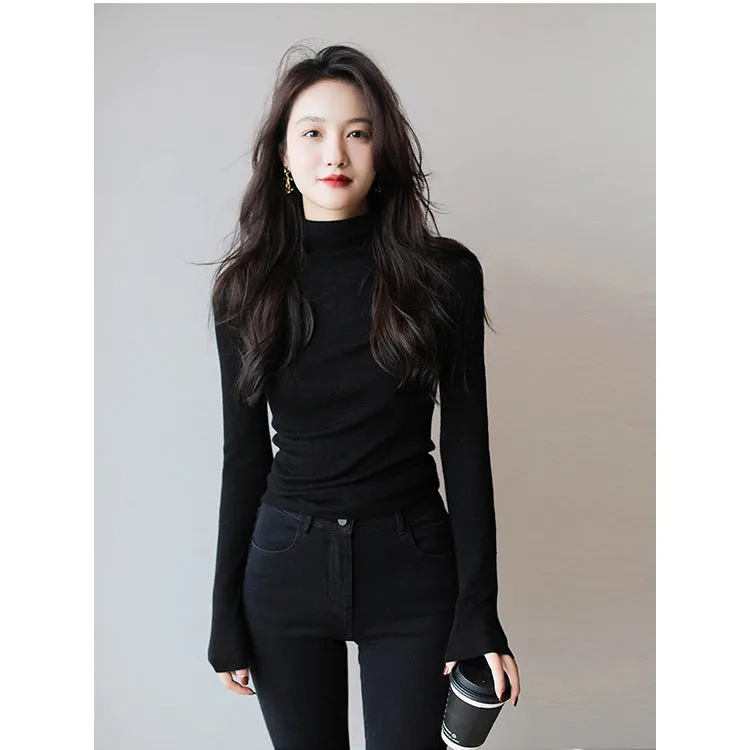 The Rock Turtleneck Cashmere Knitted Turtleneck Bottoming Shirt