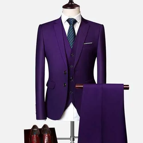 Three Pieces Wedding Suit