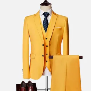 Three Pieces Wedding Suit