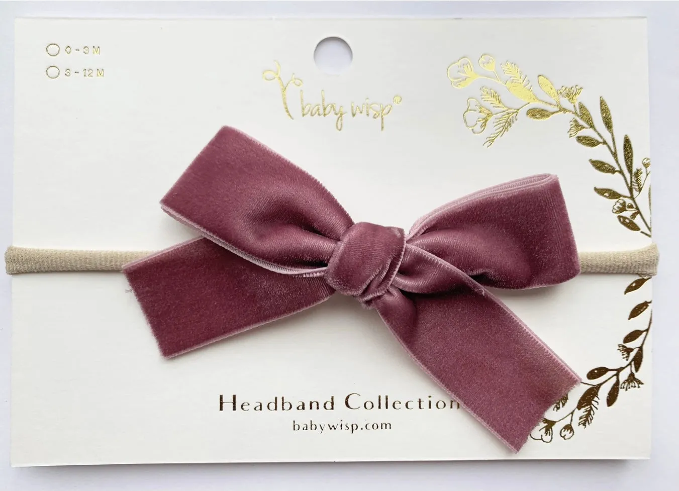 Velvet Bow Headband - Select Color