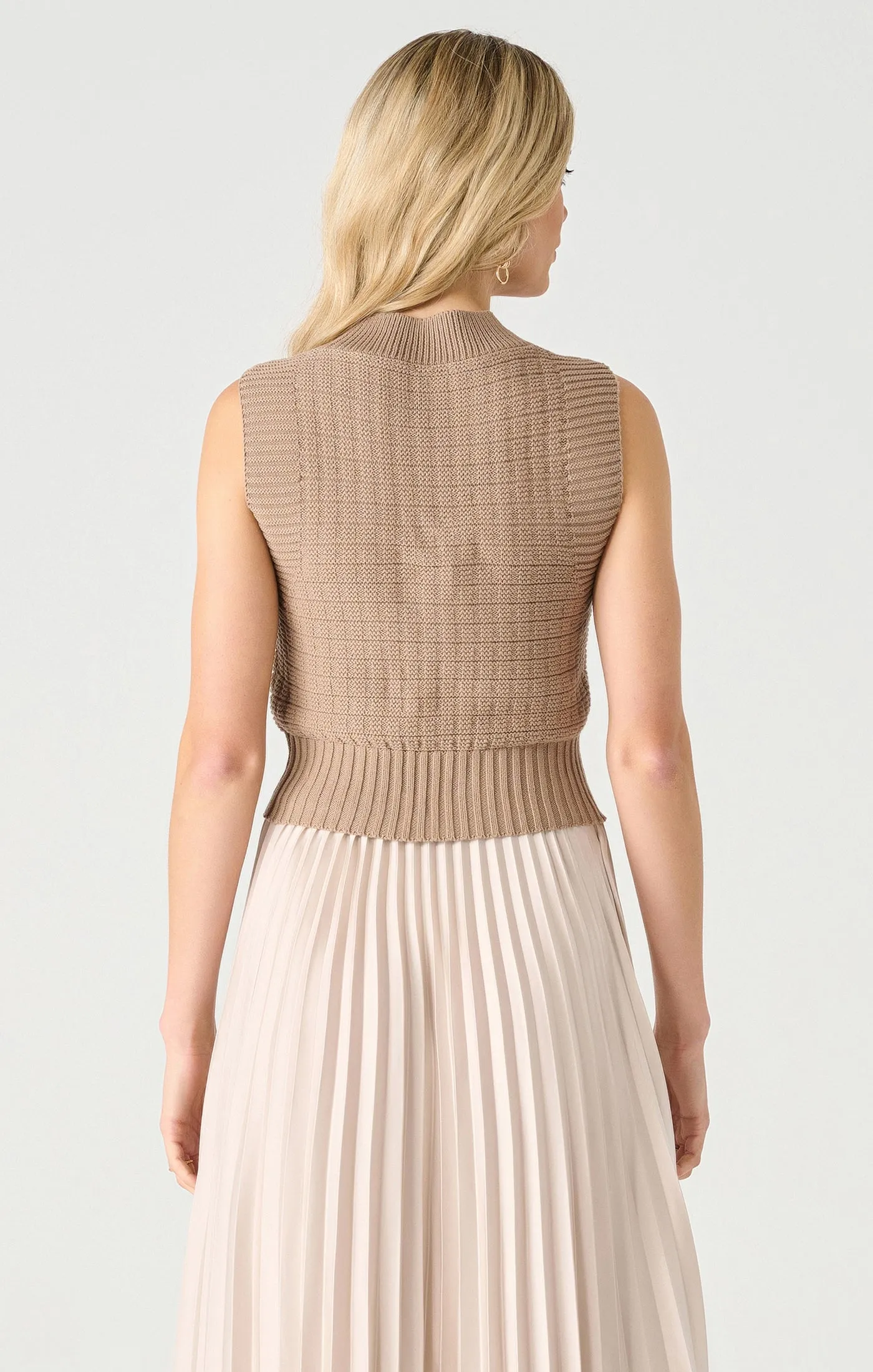 Victoria Textured Stitch Sweater Tank