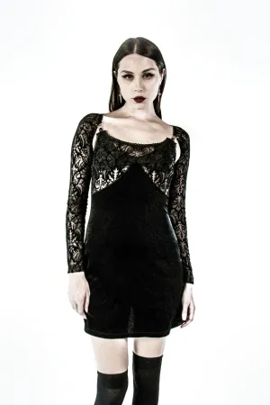 Vintage Velvet Burnout Dress