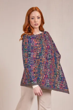 Vivaldi Poncho Baby Alpaca Color Multi