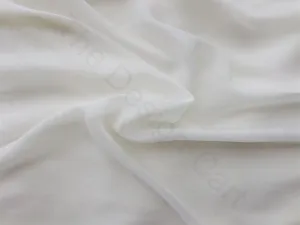 White Dyeable Georgette Fabric