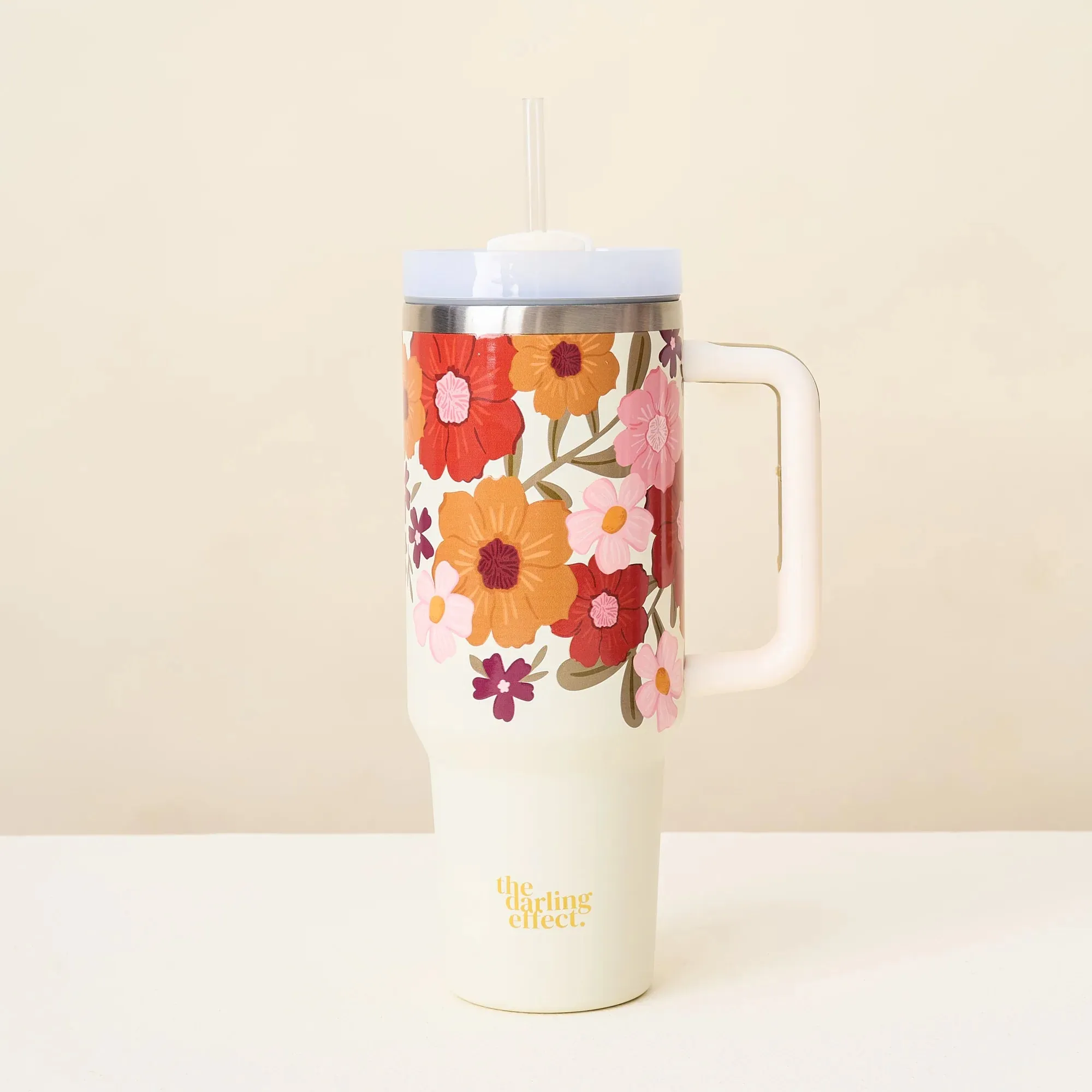 Wild About You Cream Tumbler