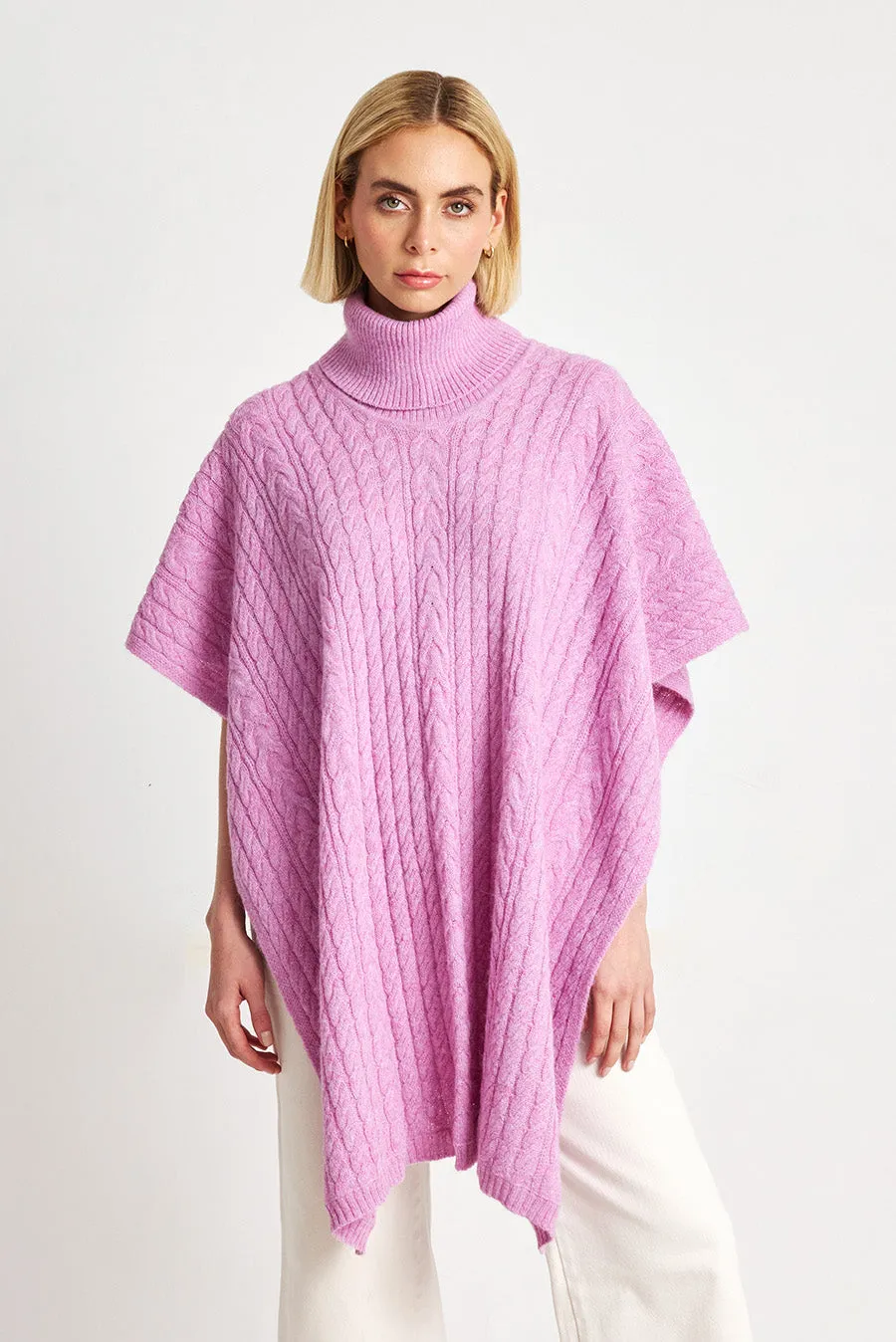 Winter Poncho Baby Alpaca Color Rhapsody