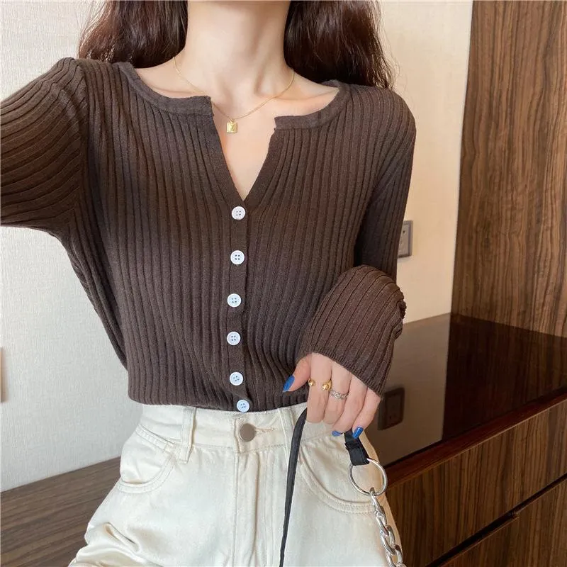 Women Fashion Long Sleeves Fall Cardigan Sweaters