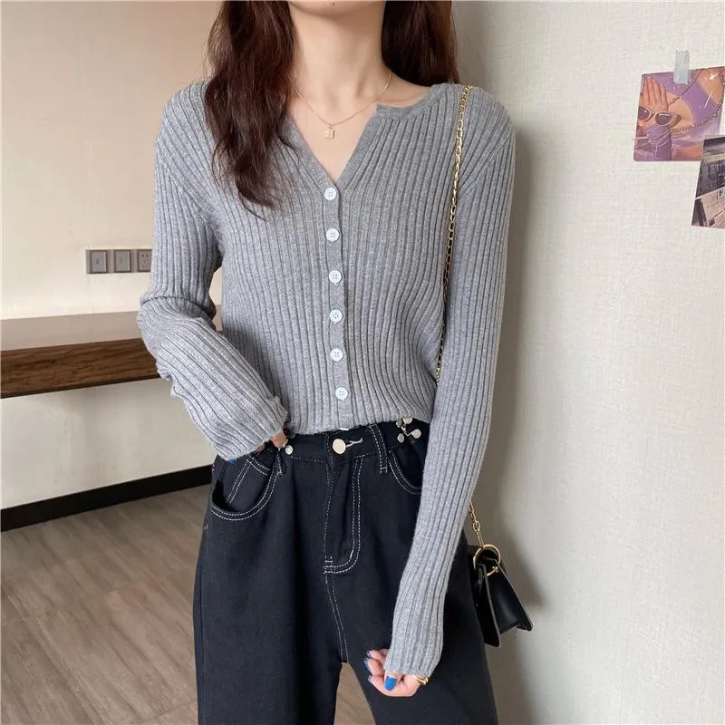 Women Fashion Long Sleeves Fall Cardigan Sweaters