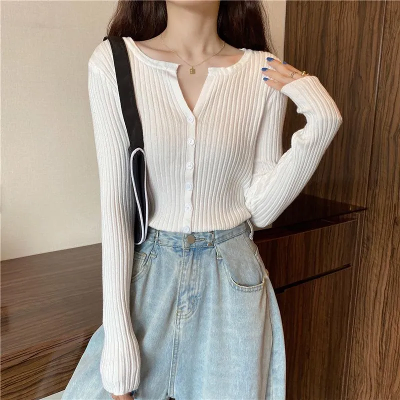 Women Fashion Long Sleeves Fall Cardigan Sweaters