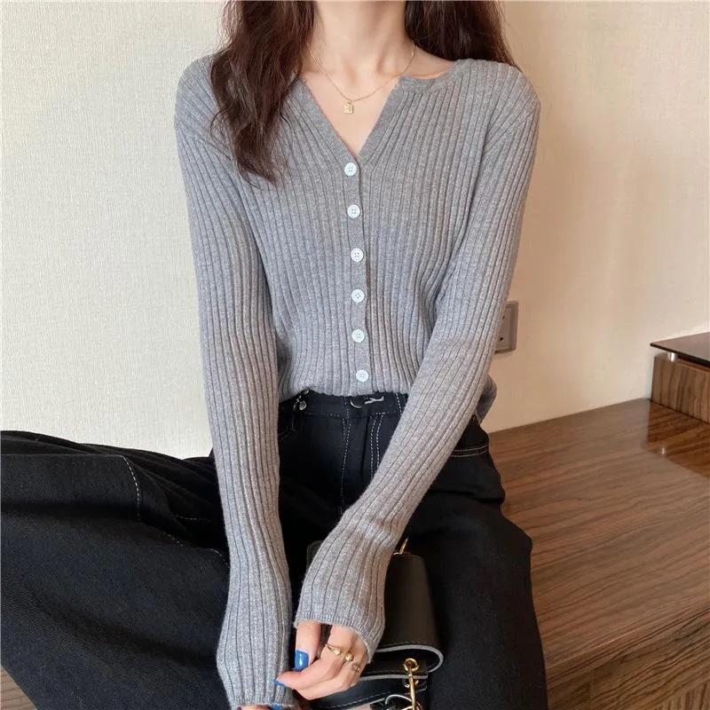 Women Fashion Long Sleeves Fall Cardigan Sweaters