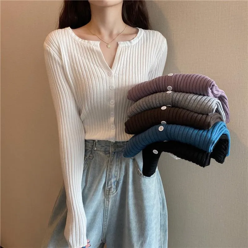 Women Fashion Long Sleeves Fall Cardigan Sweaters