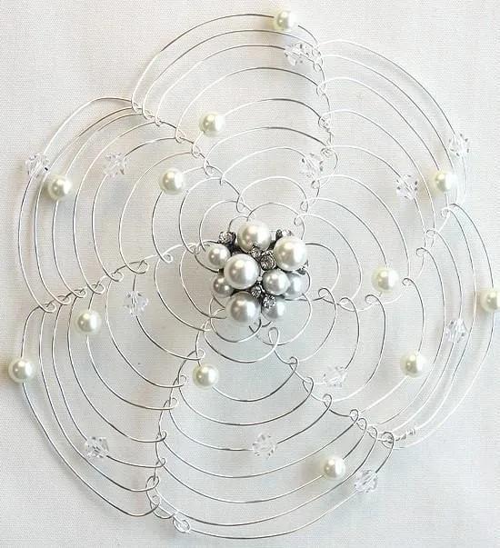 Women Kippah In Pearls & Beads Kippot