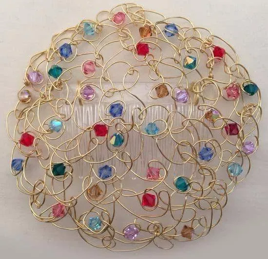 Women Kippah In Pearls & Beads Kippot