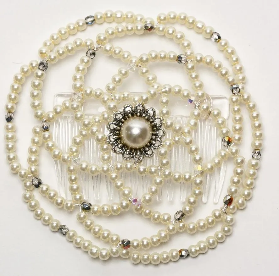 Women Kippah In Pearls & Beads Kippot