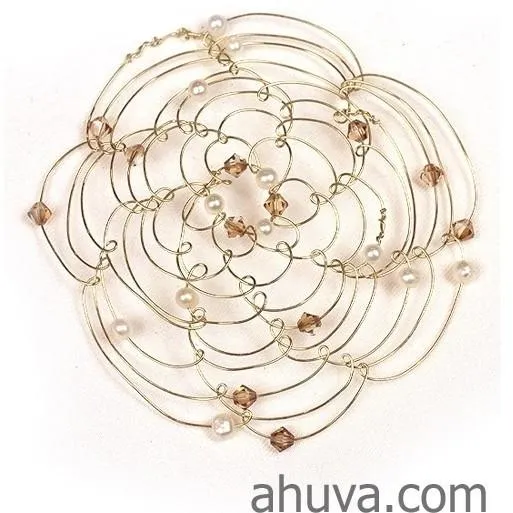 Women Kippah In Pearls & Beads Kippot