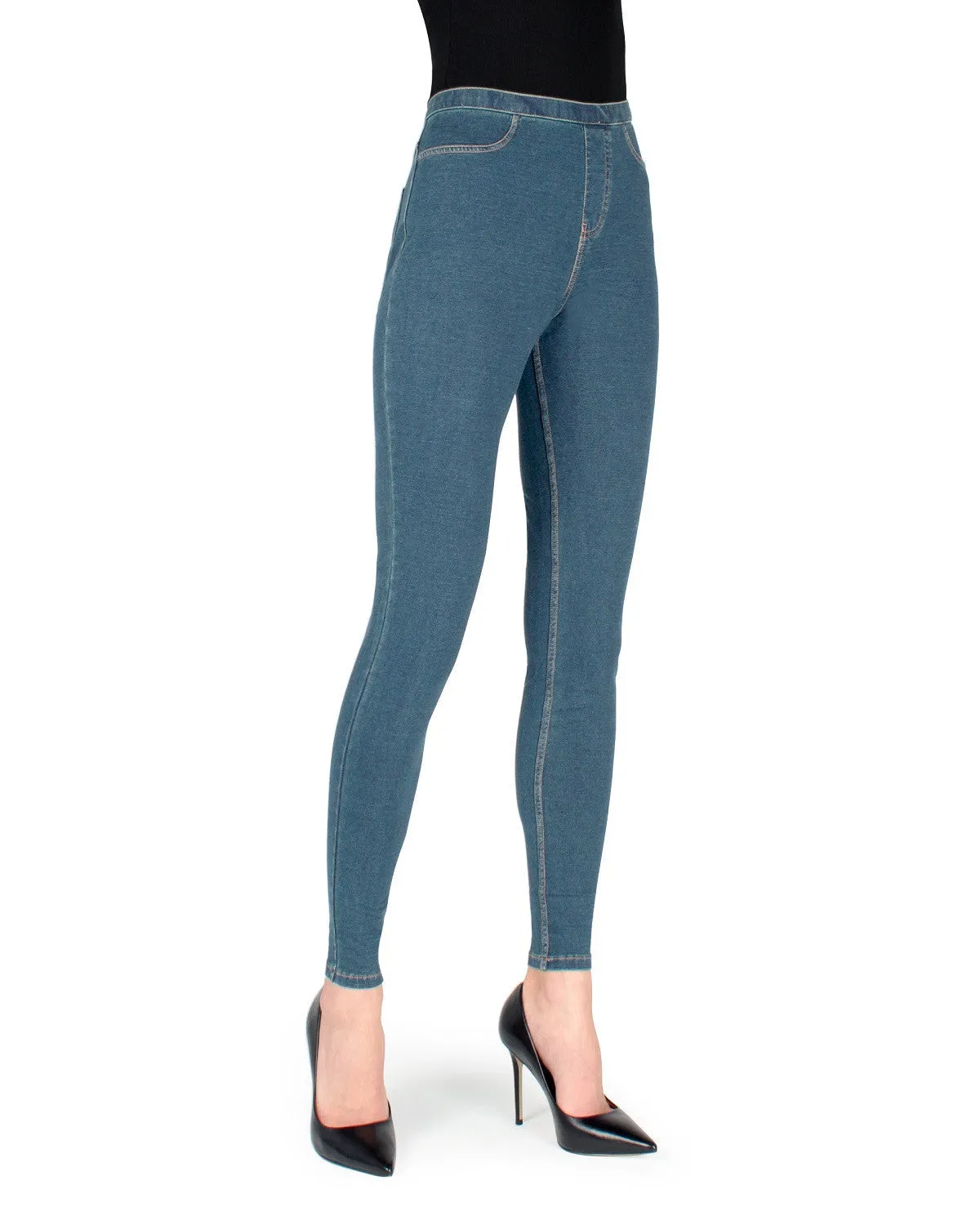 Women's Alta Denim Jean High Waist Leggings