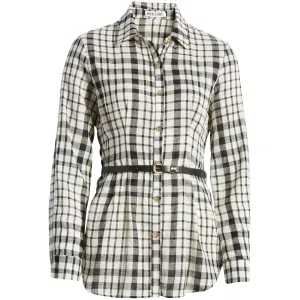 Women's Brittany Plaid Button-Up Shirt