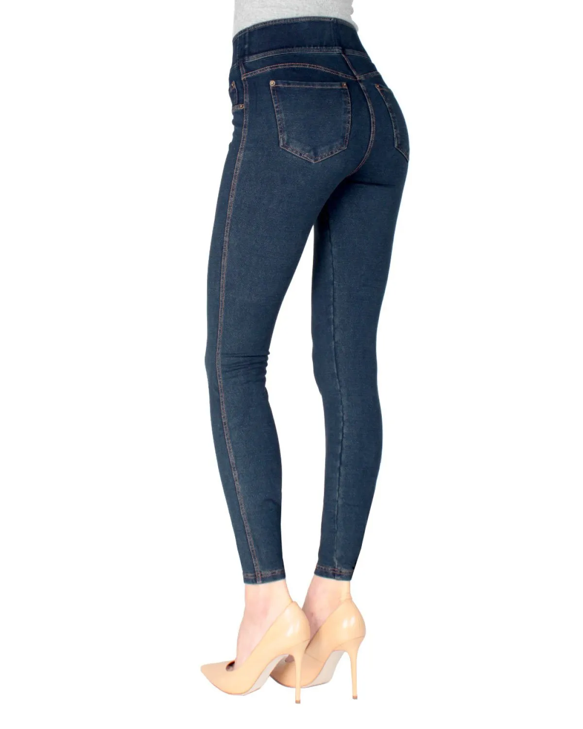 Women's Cotton Blend Denim Shaping Jean Leggings