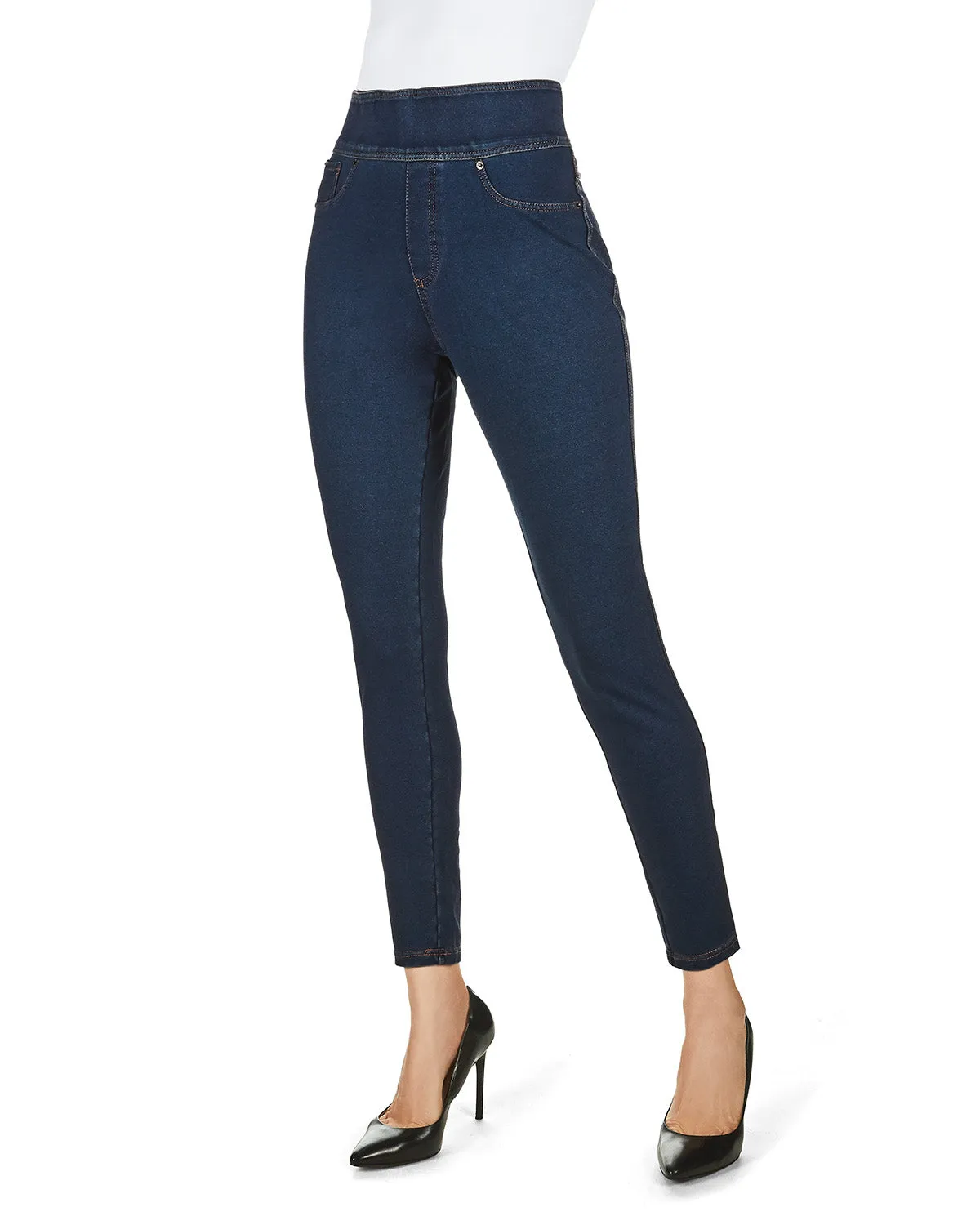 Women's Cotton Blend Denim Shaping Jean Leggings