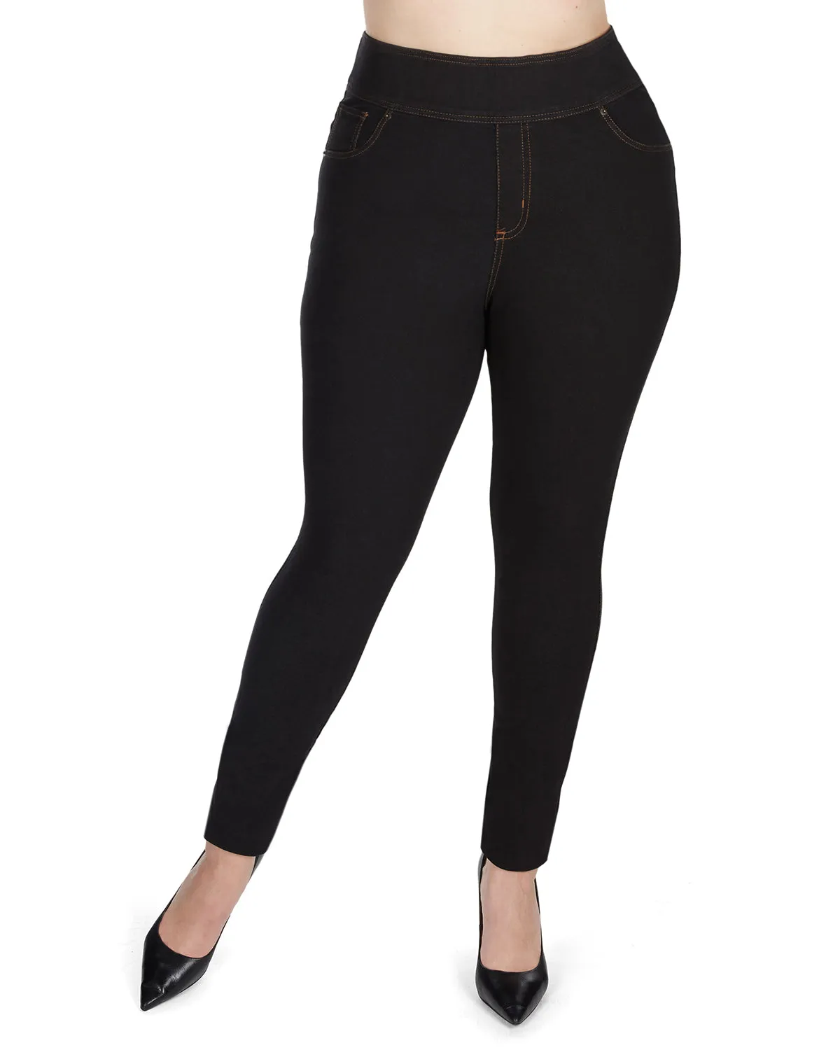 Women's Cotton Blend Denim Shaping Jean Leggings