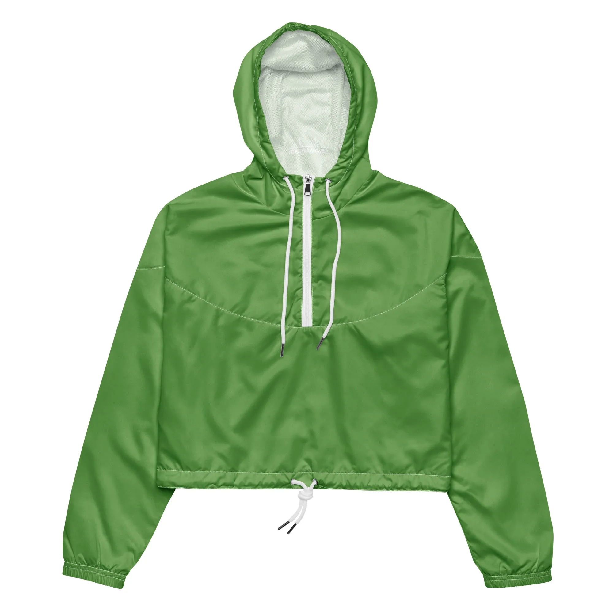 Women’s cropped windbreaker Green Apple