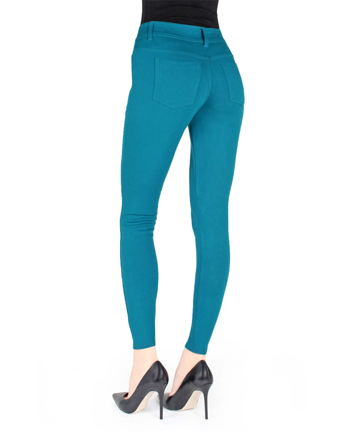 Women's Faux Denim Ponte Leggings