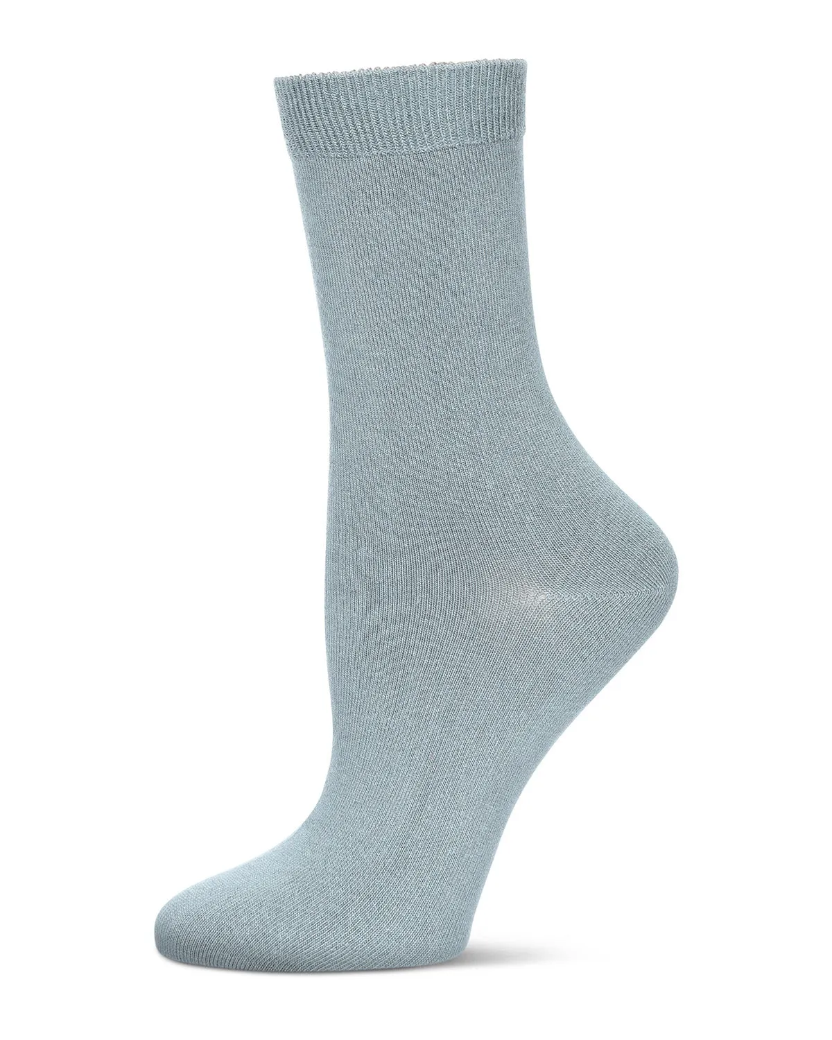 Women's Flat-Knit Bamboo Blend Crew Socks