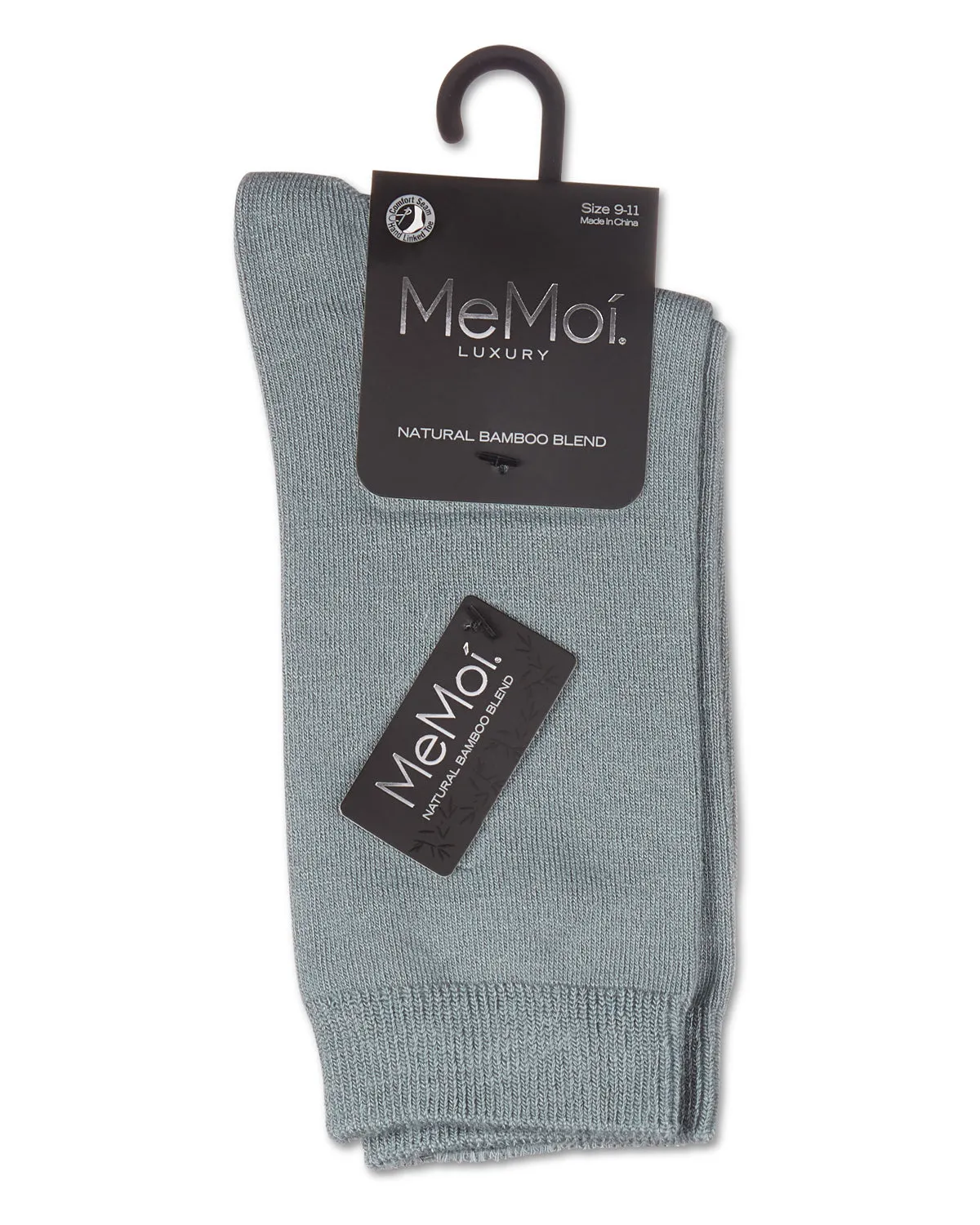 Women's Flat-Knit Bamboo Blend Crew Socks