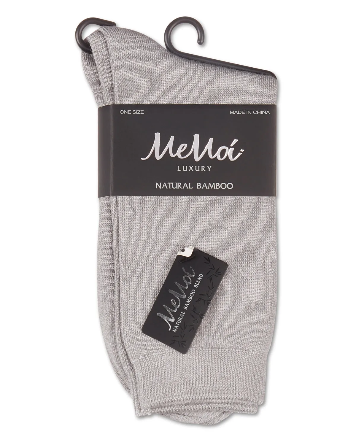 Women's Flat-Knit Bamboo Blend Crew Socks