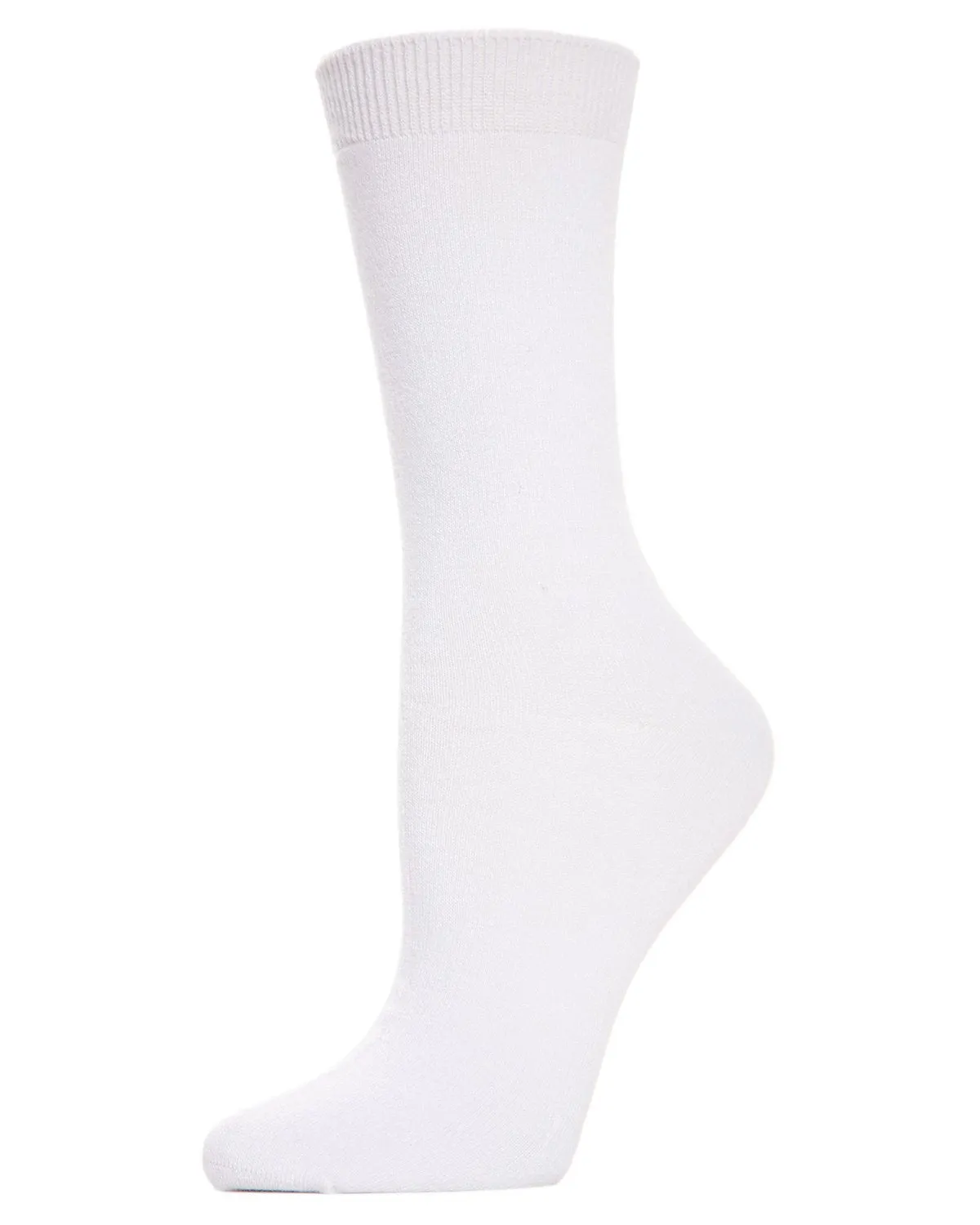 Women's Flat-Knit Bamboo Blend Crew Socks