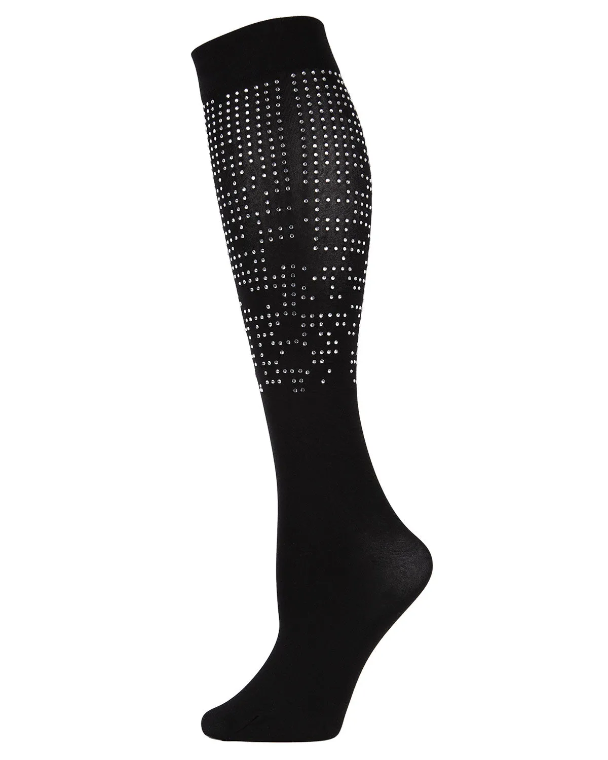 Women's Marquee Idol Faux Gemstone Knee High Socks