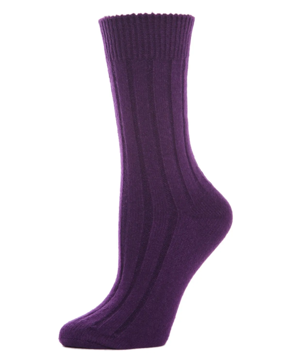 Women's Neutral Ribbed Knit Essential Boot Socks