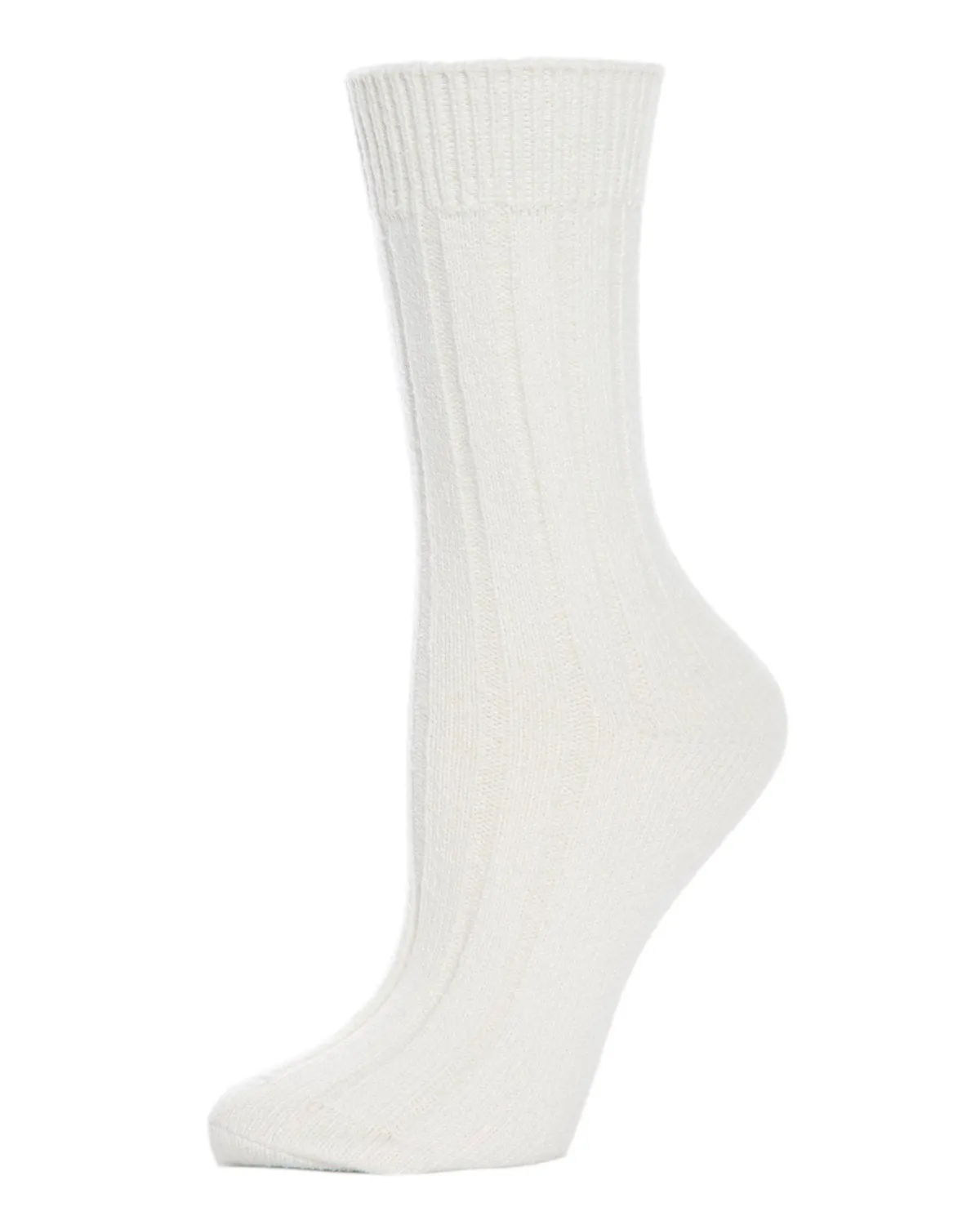 Women's Neutral Ribbed Knit Essential Boot Socks