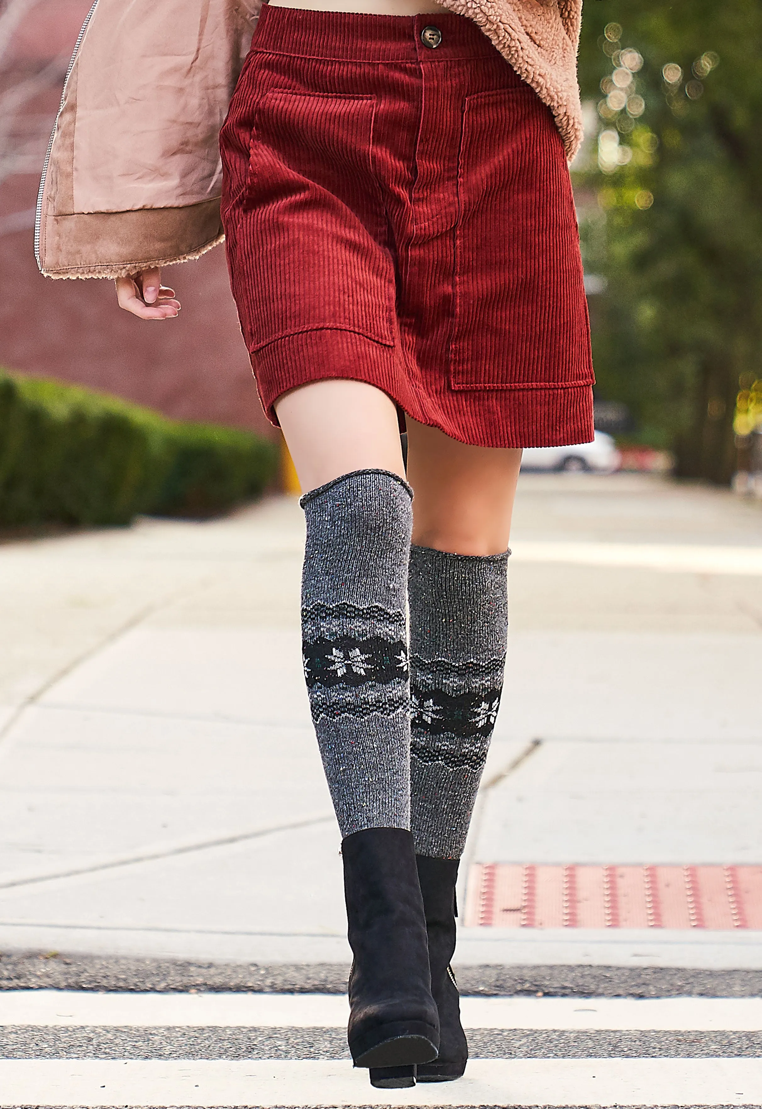 Women's Nordic Sparks Fair Isle Over the Knee Socks