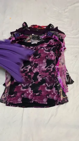 Y2K Purple Satin Puff Sleeve Top (GRV-11-229)